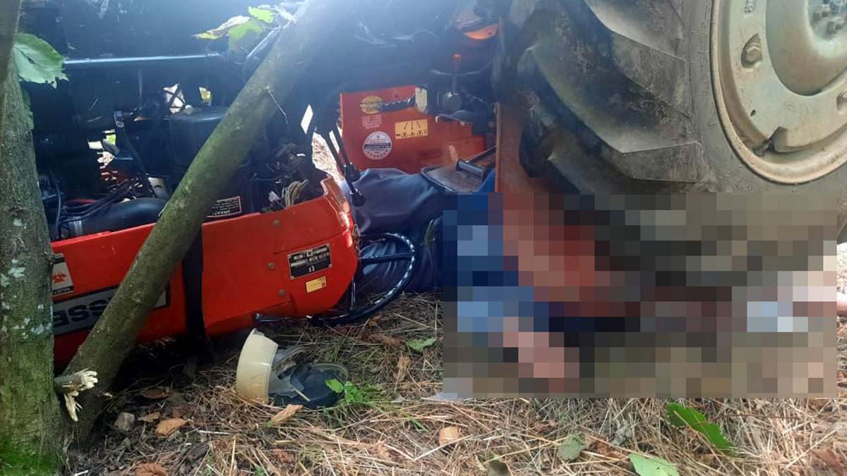 Devrilen traktörün altında kalan Hasan, öldü