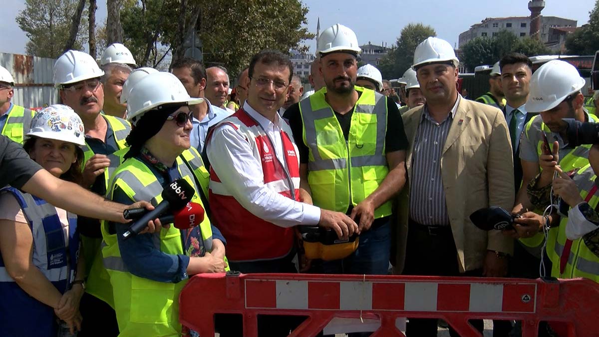 Eminönü-Alibeyköy tramvay hattında sona yaklaşıldı