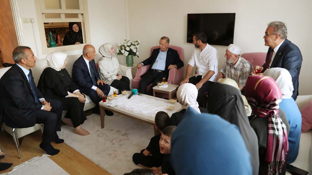 Erdoğan, Yeşilyurt ailesinin hayalini gerçekleştirdi