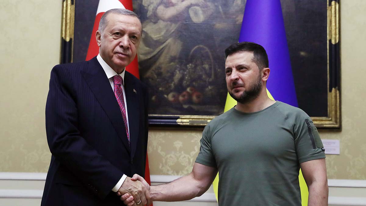 Erdoğan ile Zelenski bir araya geldi