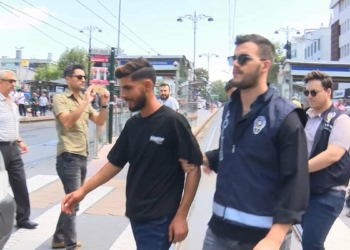 Fatih'te dilenci ve hanutçu denetimi
