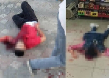 Girdiği dükkanda 1'i kadın 2 kişiyi bıçakladı