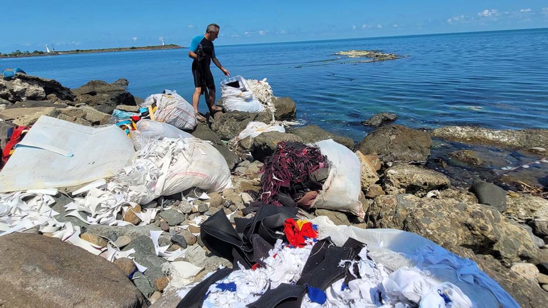 Giresun'da deniz kıyısı çöp alanına dönüştü