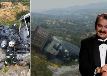 İbrahim Tatlıses Bodrum'da trafik kazası geçirdi