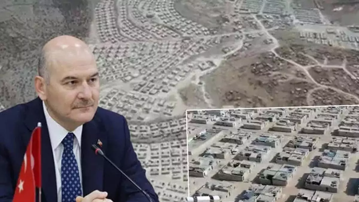 İdlib'de 62 bin 145 briket ev tamamlandı