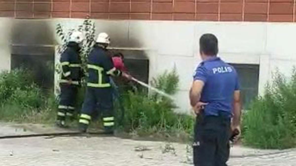 İskenderun Adliyesi'nde yangın paniği