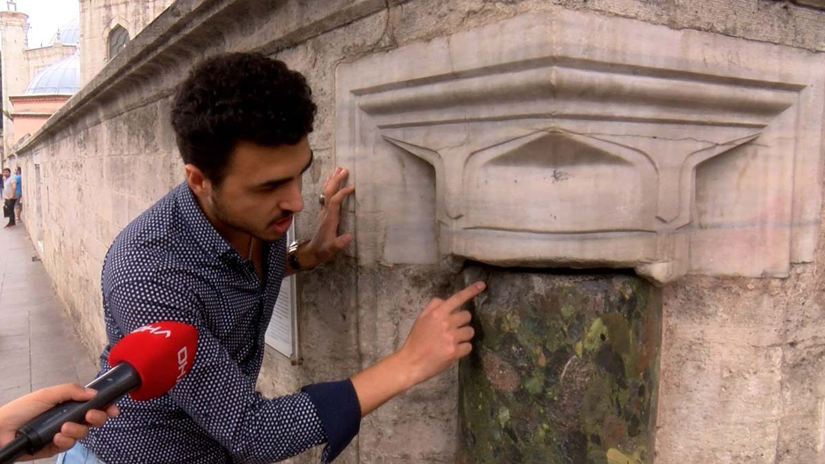 İstanbul'un orta noktası hasar görüyor iddiası