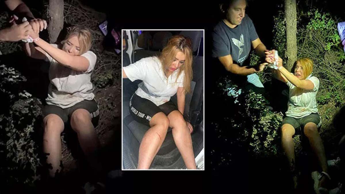 Kaçırıldığını söyleyen Parfane'nin oyunu ortaya çıktı