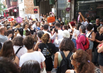 Kadıköy'de öldürülen Mihriban Arduç için eylem