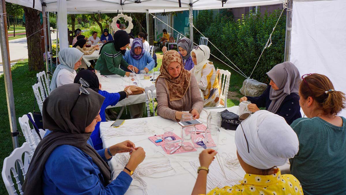 Kadınlar Makrome Atölyesi’nde buluştu