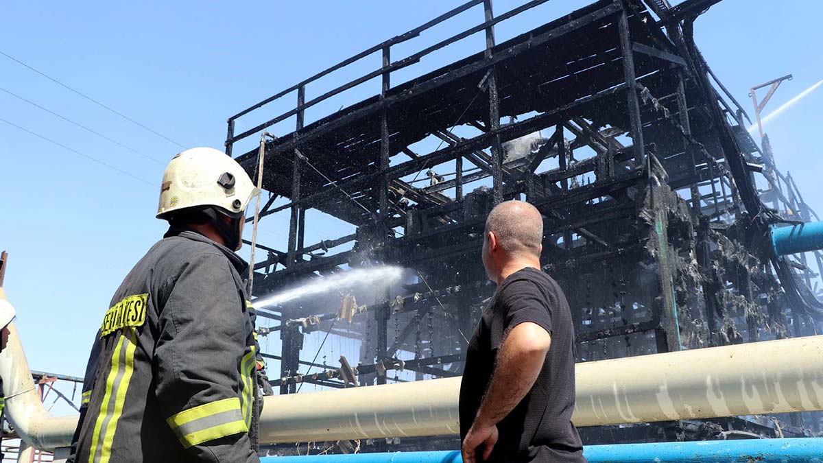 Kayseri Şeker Fabrikası'nda yangın