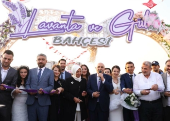 Keçiören'e lavanta ve gül bahçesi çekim platosu