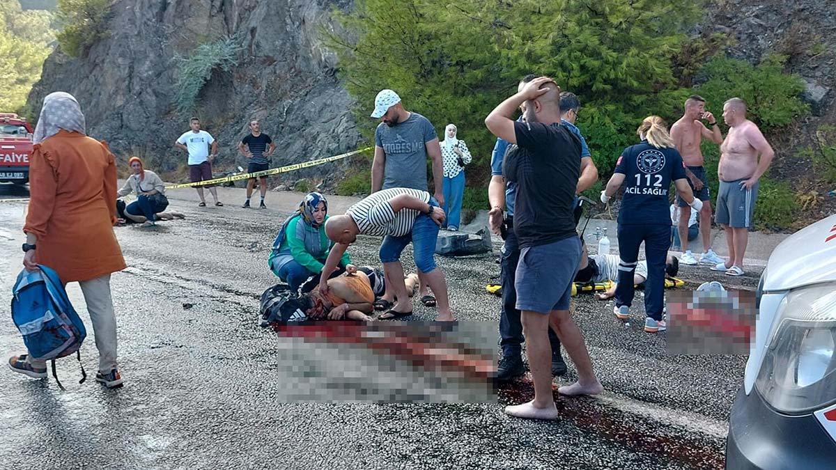 Marmaris'te safari aracı cip devrildi; 5 ölü, 4 yaralı