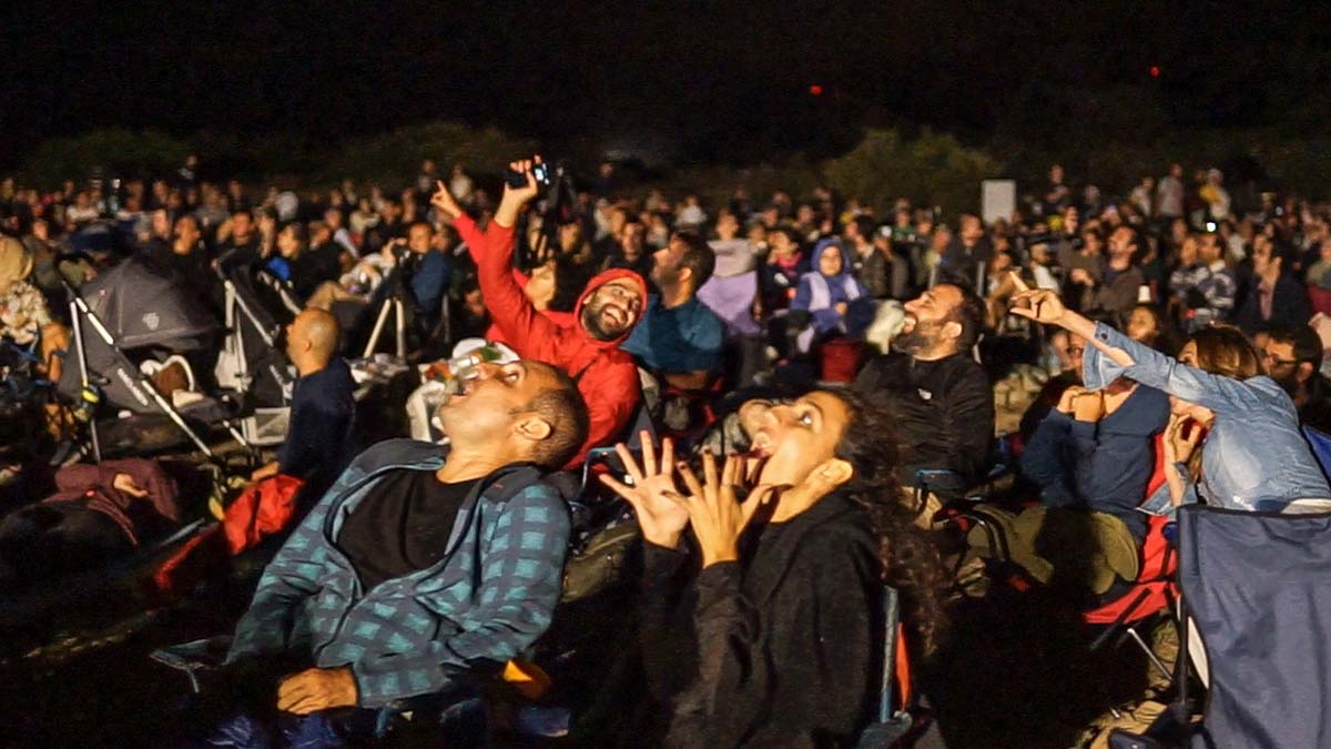 Meteor yağmurunu Karacabey'de izlediler