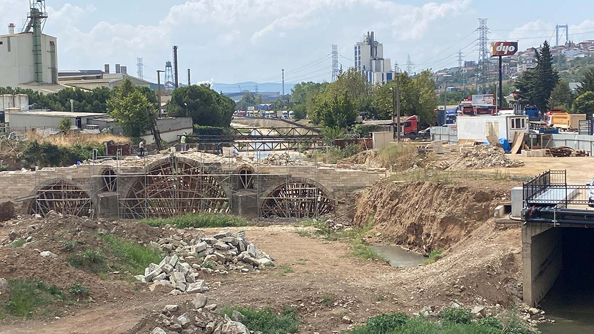 Mimar Sinan'ın tarihi taş köprüsüne restore