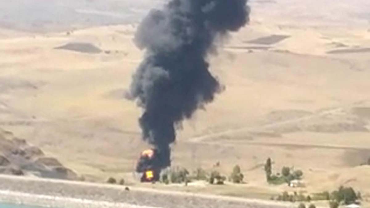 Muş'ta, HES trafosunda yangın