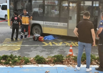 Otobüsün çarptığı bisikletli Enes yaşamını yitirdi