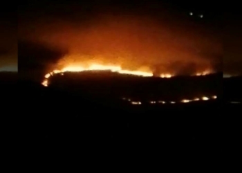 PKK'lılar Pençe- Kilit bölgesinde yangın çıkarttı