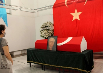 Ressam Adnan Çoker için cenaze töreni