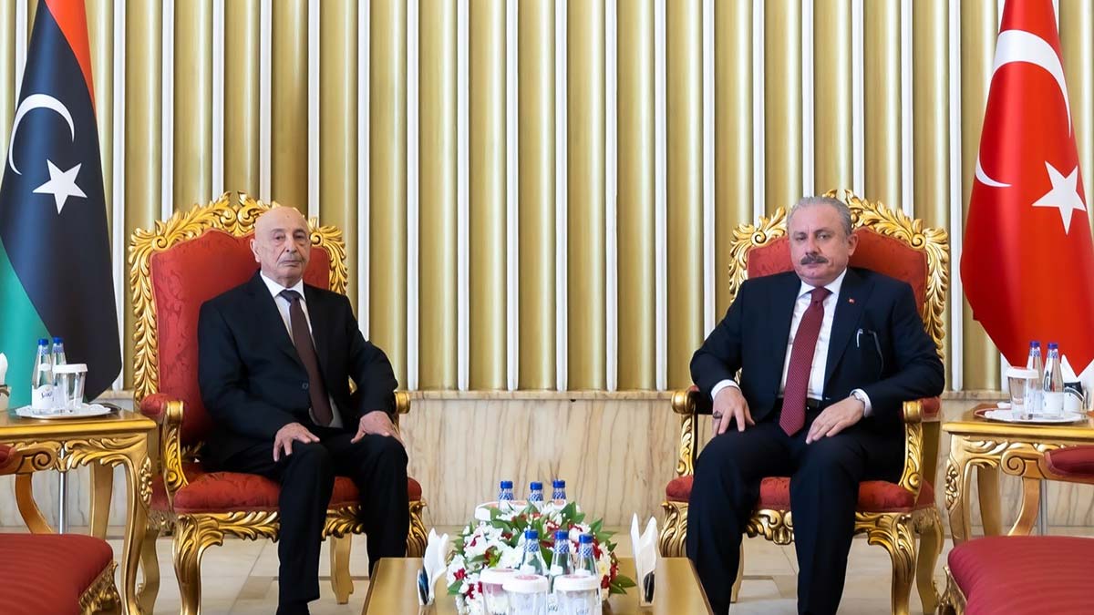 Şentop, Libya Meclis Başkanı ile görüştü