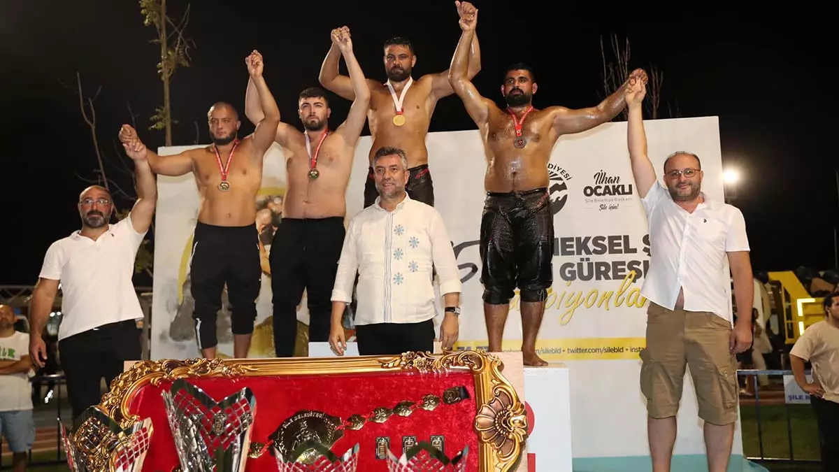 Sile yagli gureslerinde baspehlivan mustafa tas oldu 1 - spor haberleri - haberton