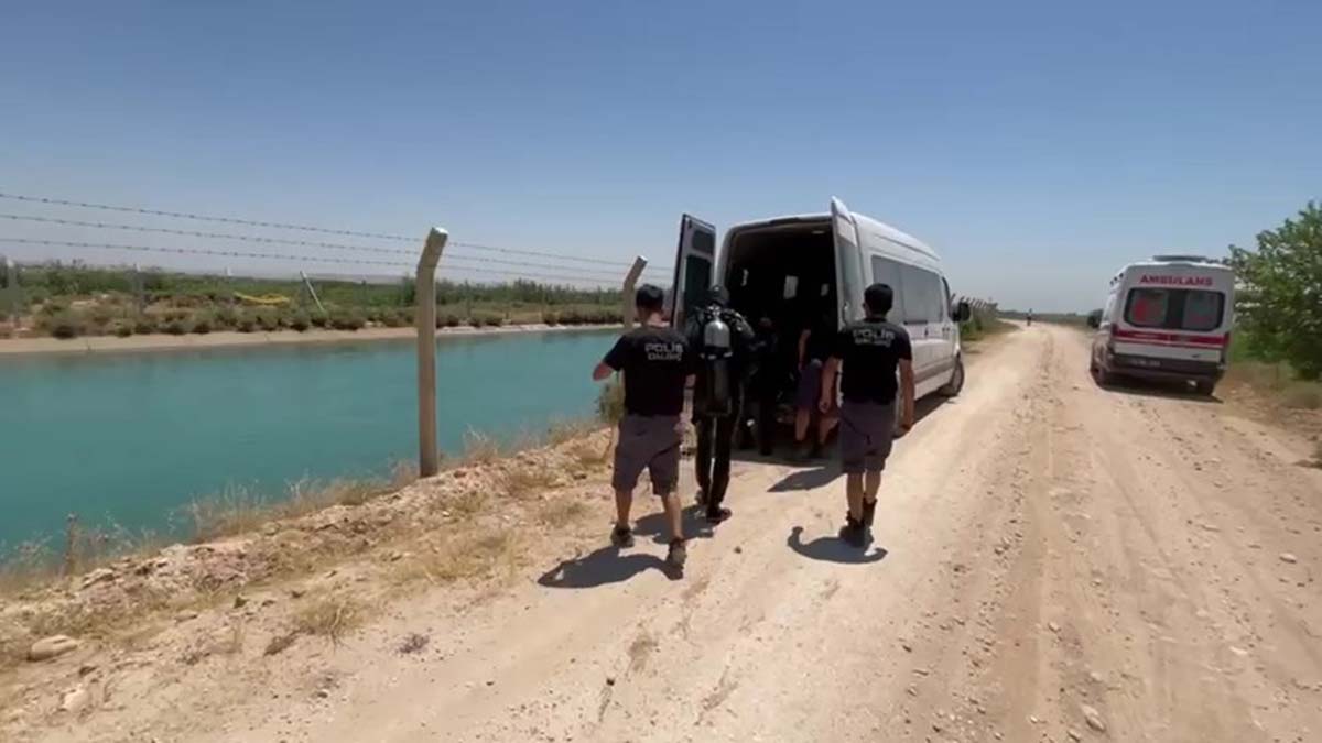 Sulama kanalına düşen Mahmut aranıyor