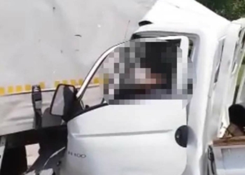 TIR'a çarpan kamyonetin sürücüsü öldü