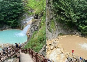 Taşkın önleme projesinde Mavi Göl eskiye döndü