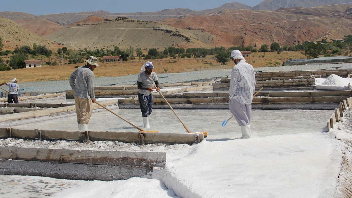 Tuz üretiminde sıcak hava bereketi