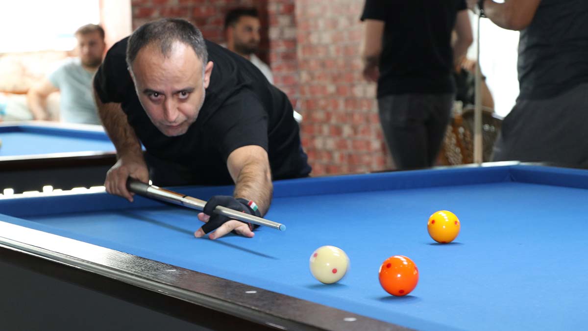 Van'da bölgesel bilardo turnuvası