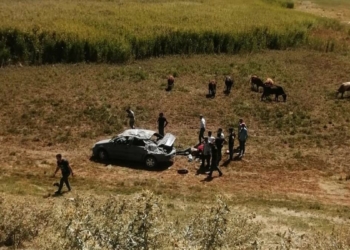 Van'da otomobil takla attı: 1 ölü, 4 yaralı