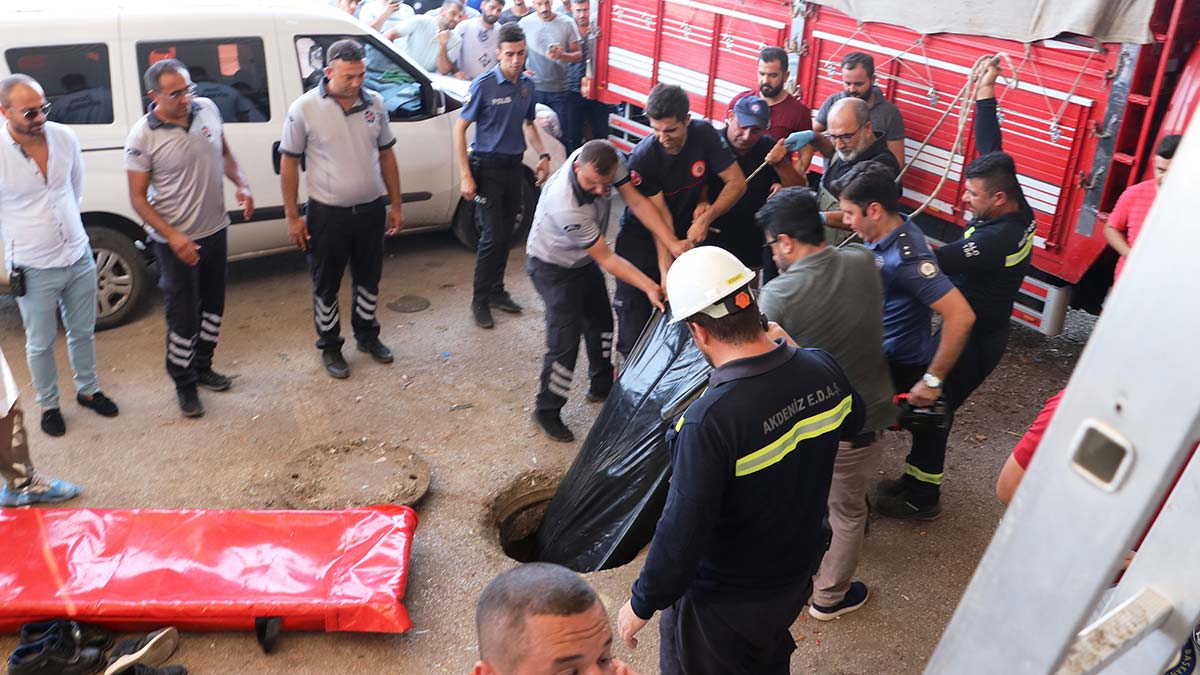 Yer altı kanalına giren kişi akıma kapılıp öldü