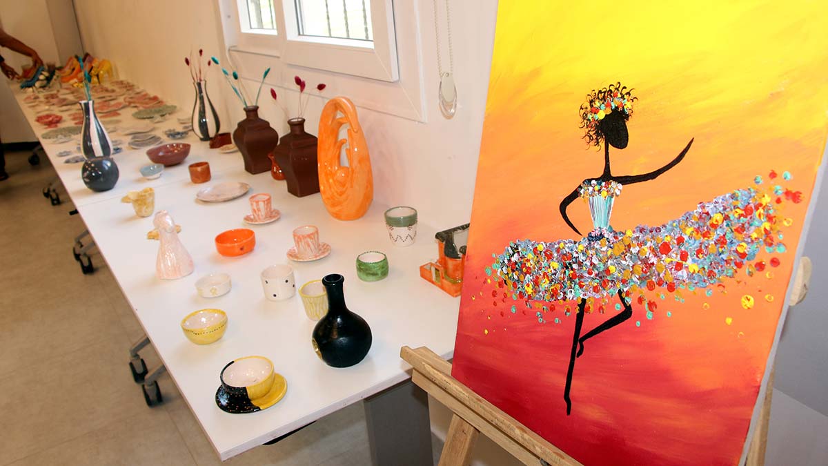 'Engelsiz Eller Mutlu Patiler' sergisi açıldı