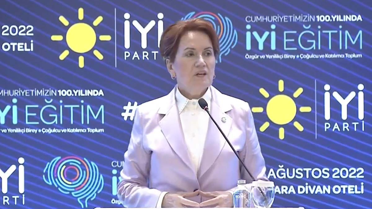 Akşener partisinin eğitim ilkelerini açıkladı