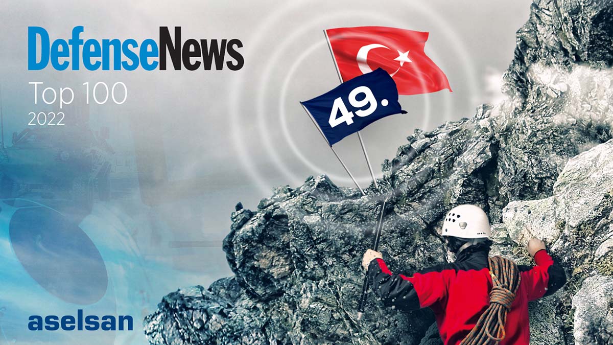 ASELSAN Defense News Top'ta ilk 50'ye girdi