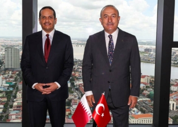 Mevlüt Çavuşoğlu Katar Dışişleri Bakanı ile görüştü