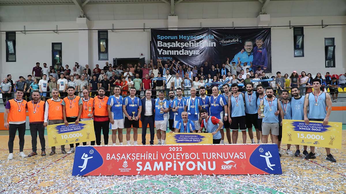 Başakşehirli Voleybol Turnuvası'nın şampiyonu belli oldu