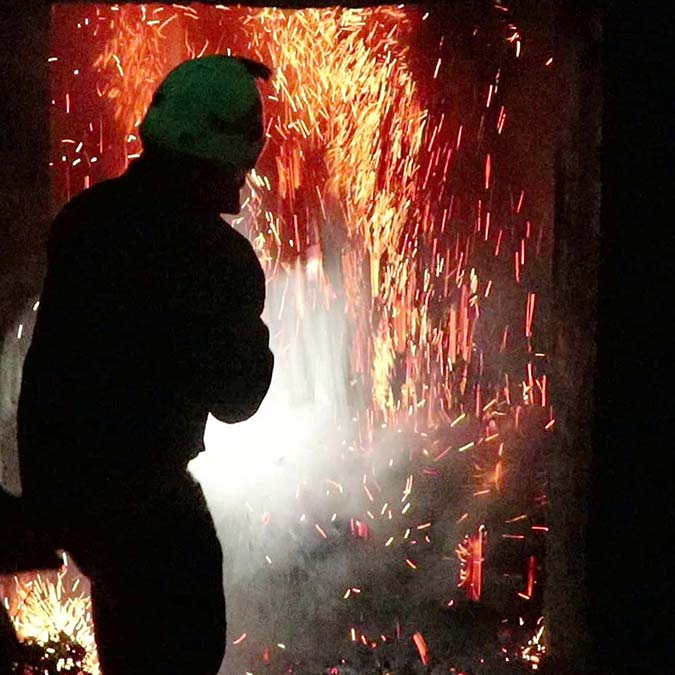 2 ev ve 2 ahır yangında kül oldu