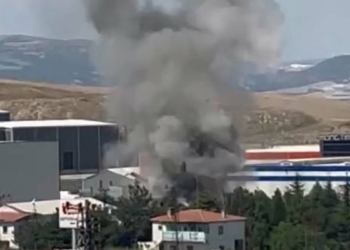 Kahramankazan'da fabrikada patlama