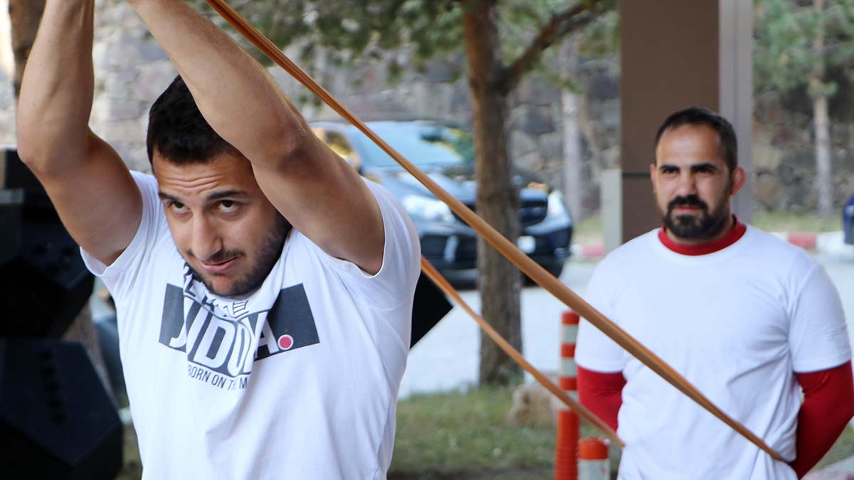 Judo Milli Takımı sporcuları olimpiyatlara hazırlanıyor