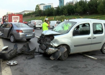Maltepe'de zincirleme kaza