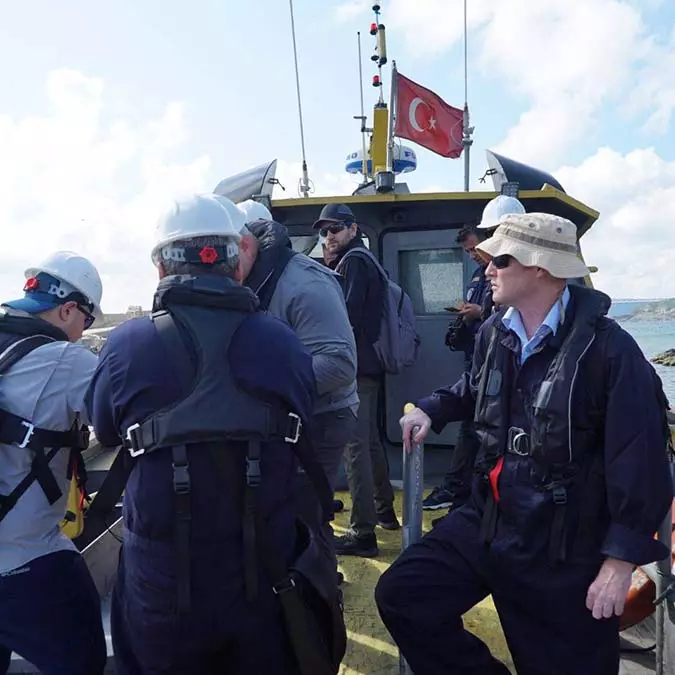 Tahıl yüklü gemilerde denetim başladı