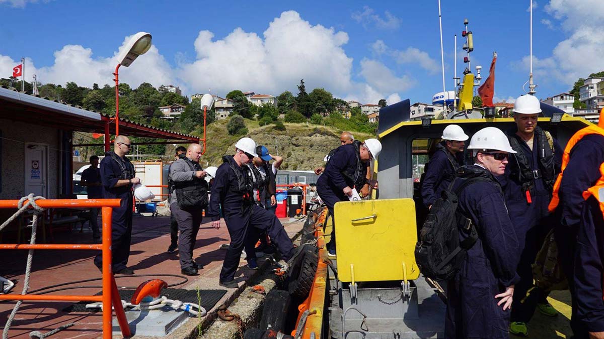 Tahıl yüklü gemilerde denetim başladı