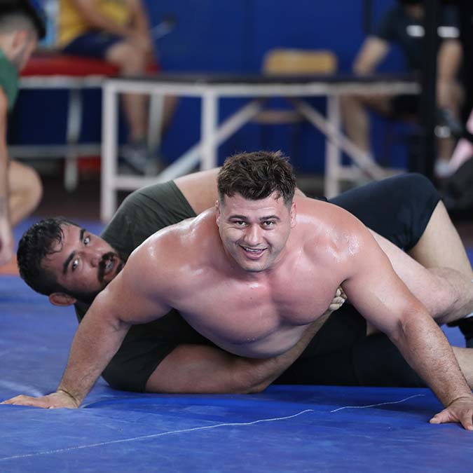 Şeref Eroğlu ile Rıza Kayaalp antrenman yaptı