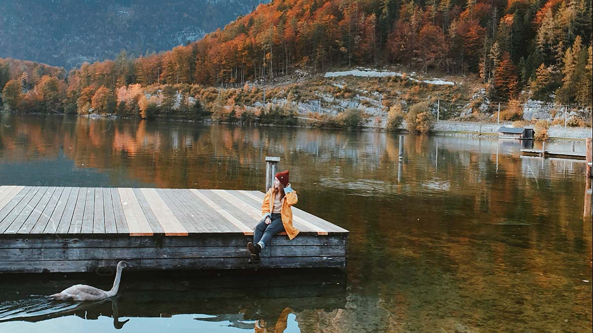 Sonbaharı seven kadın-1