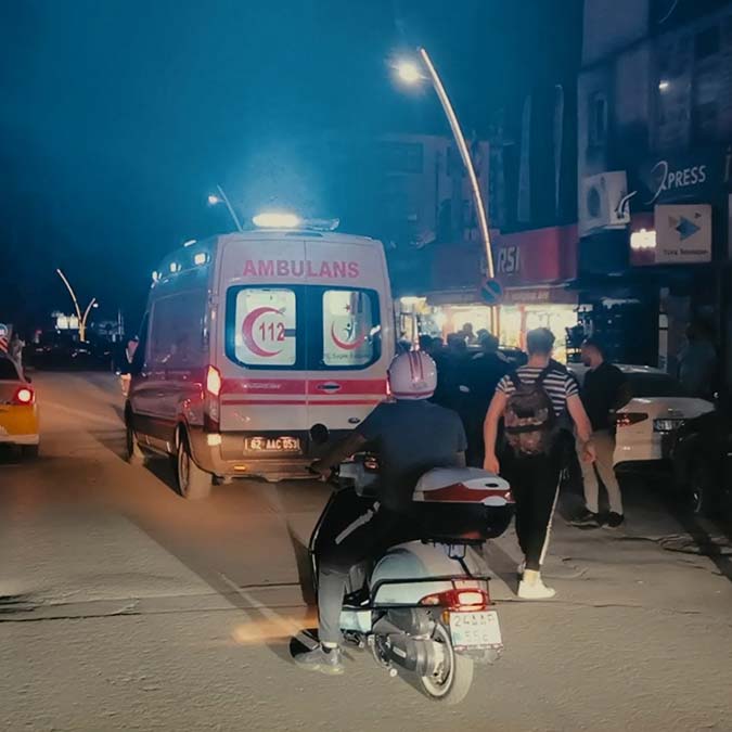 Taciz şüphelisi, havaya ateş açtı