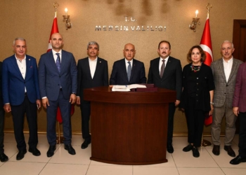 Bakan Vahit Kirişci Mersin'de
