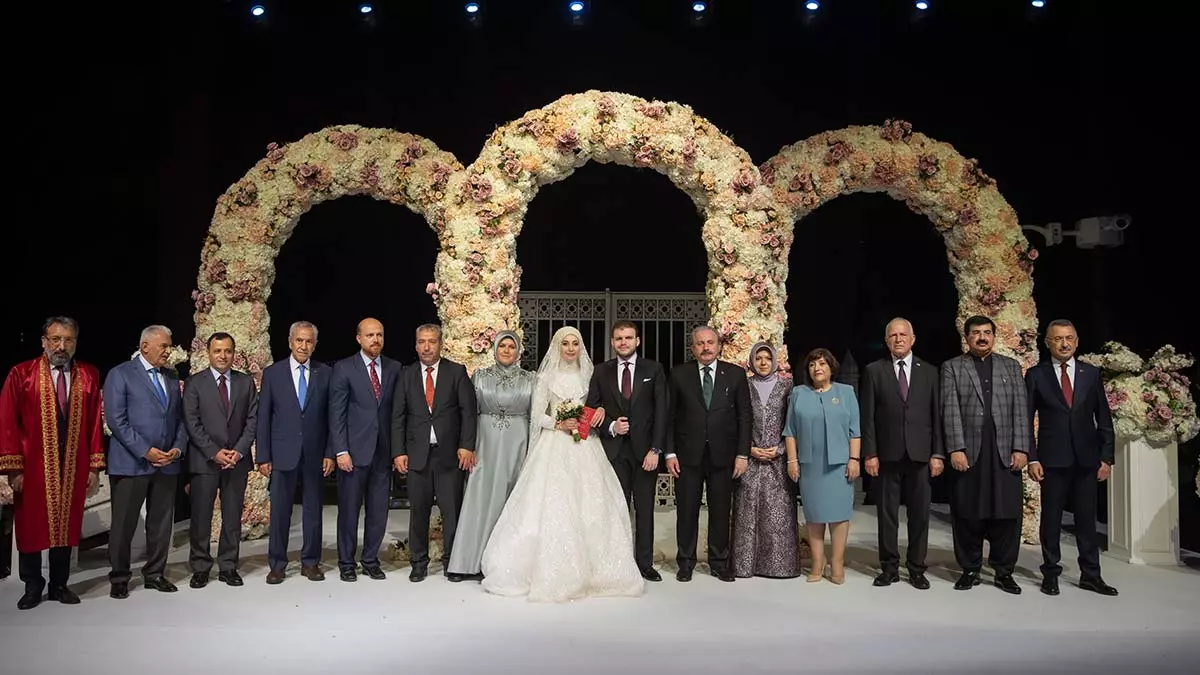 Mustafa şentop'un oğlu evlendi