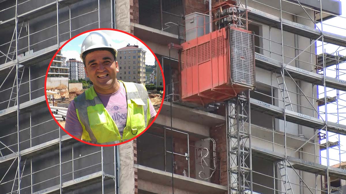 İnşaatın 5'inci katından düşen işçi öldü