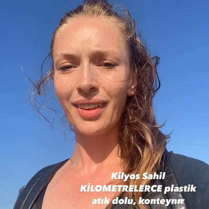Oyuncu Yasemin Kay Allen'in ölü yunusun görüntüsü paylaşarak tepki gösterdiği kirliliğin ardından Kilyos sahilinde temizlik çalışması yapıldı.